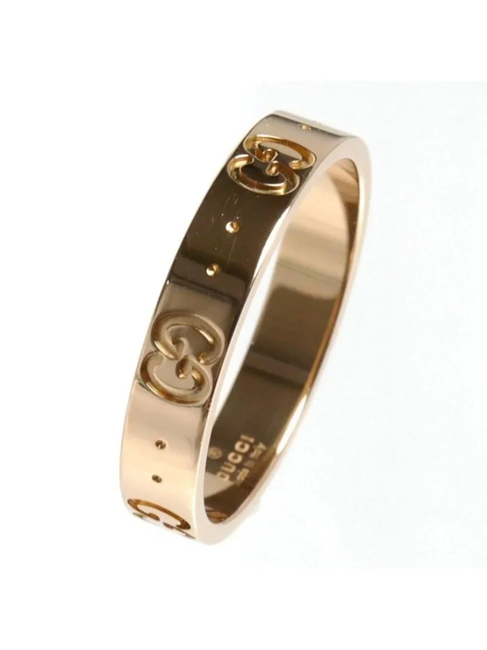 Gucci 18k Pink Gold Icon Ring